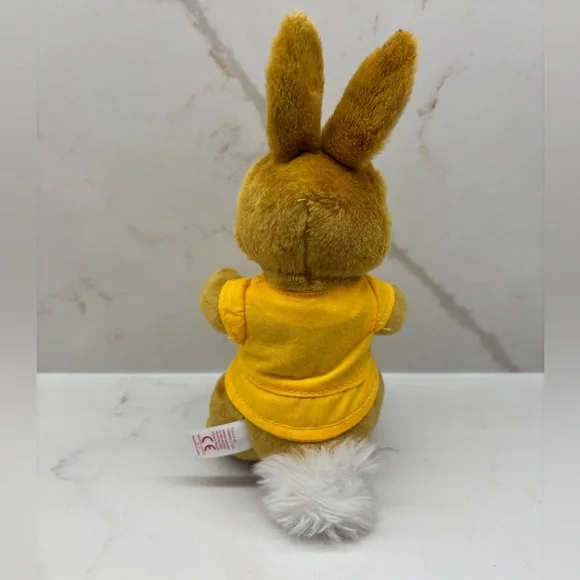 Ty 2018 Peter Rabbit Mopsy Bunny Rabbit Plush with Yellow Jacket - Picture 2 of 6